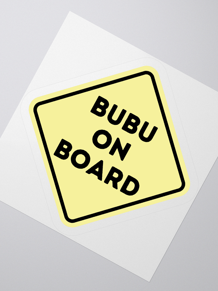 Bubu on Board Sticker product image (6)