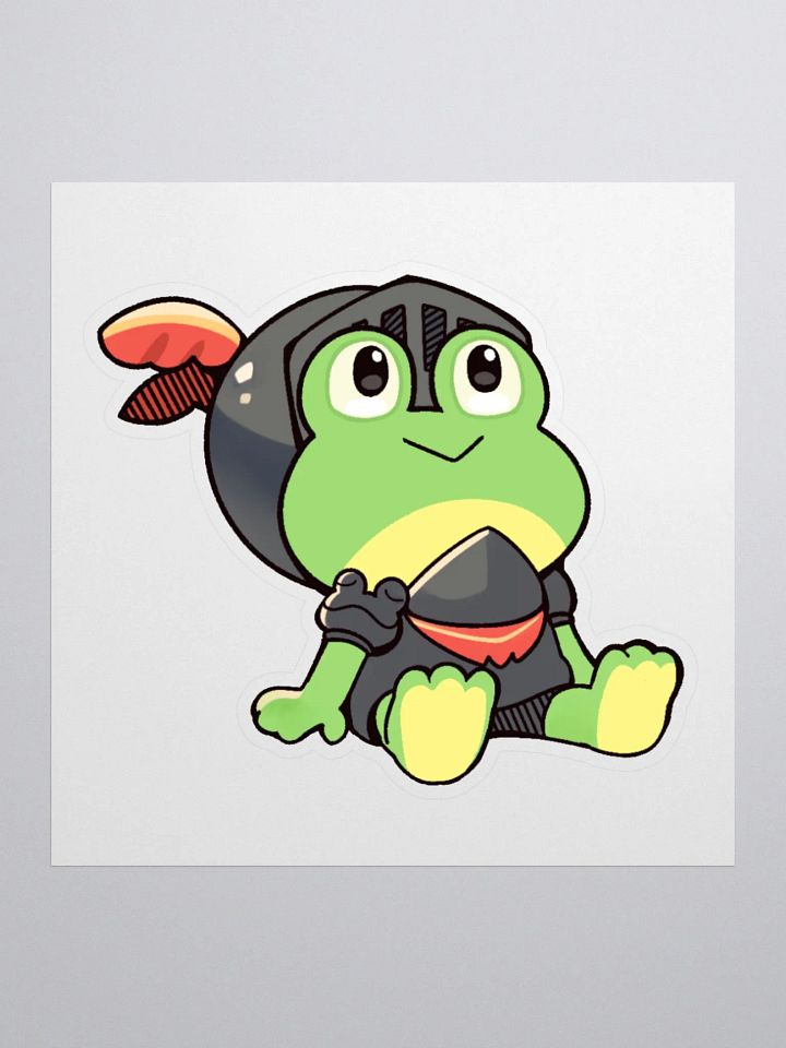 Sittin' Croak Sticker product image (1)