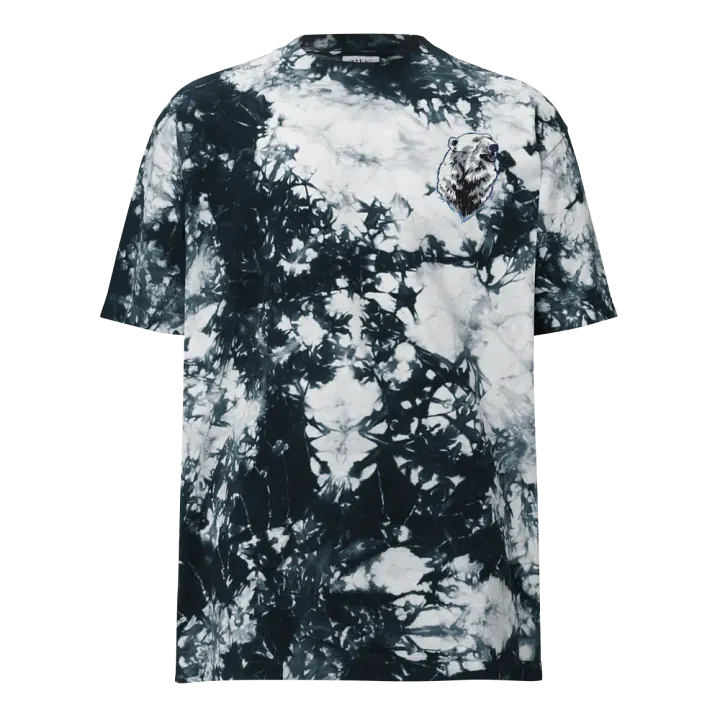 Realistic Polar Bear Tie-Dye T-Shirt product image (5)