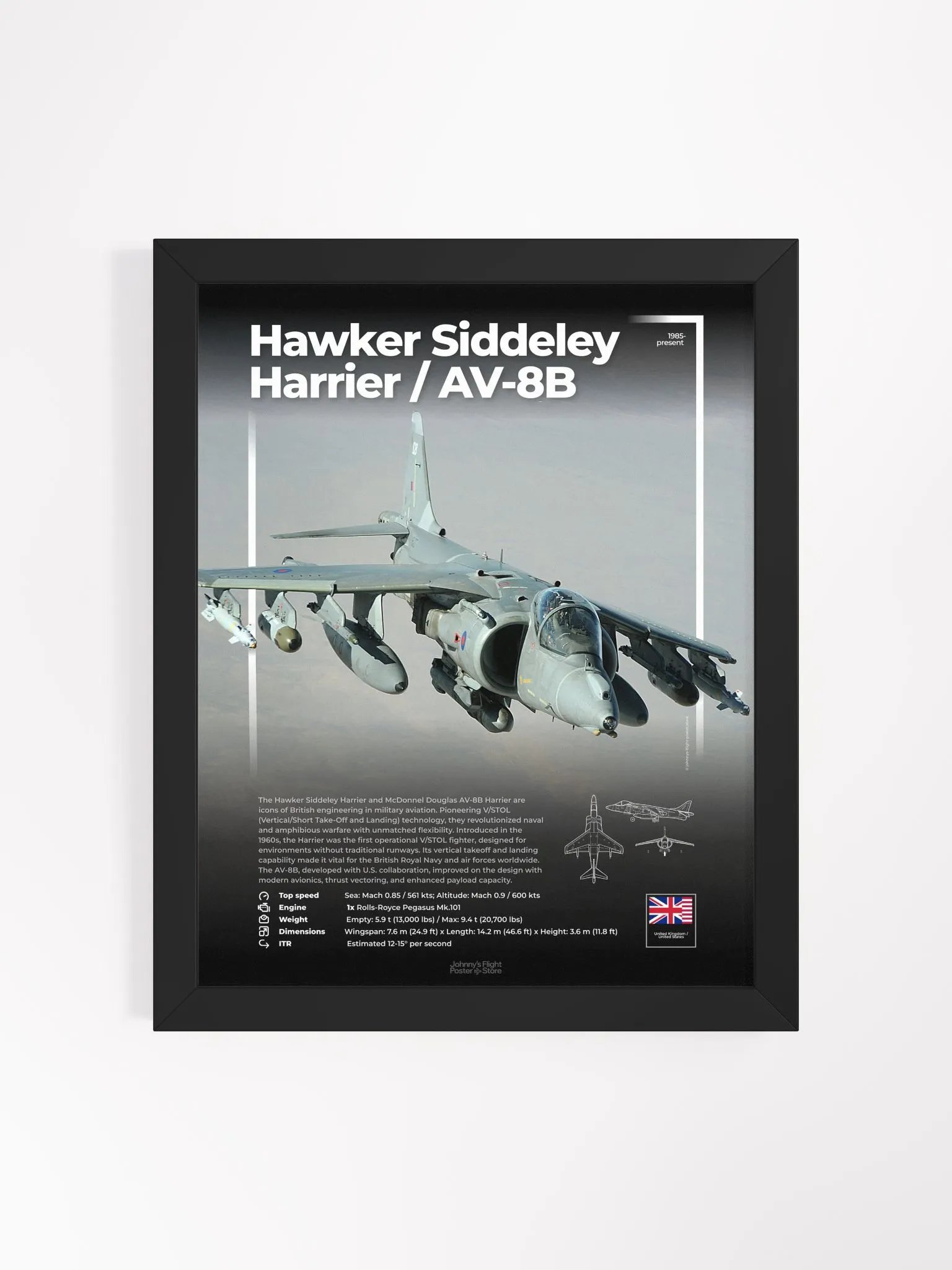 Hawker Siddeley Harrier / McDonnelDouglas AV-8B product image (1)