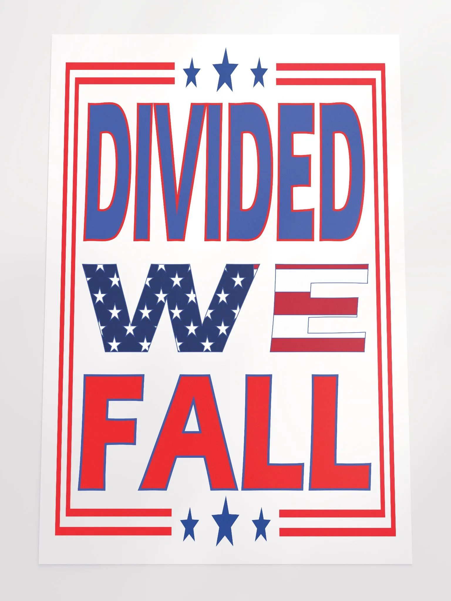 Divided We Fall - USA - Enhanced Matte Paper Poster product image (4)