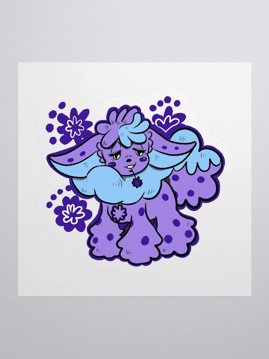 "Fluffy Flowers" Lilac Sticker product image (1)