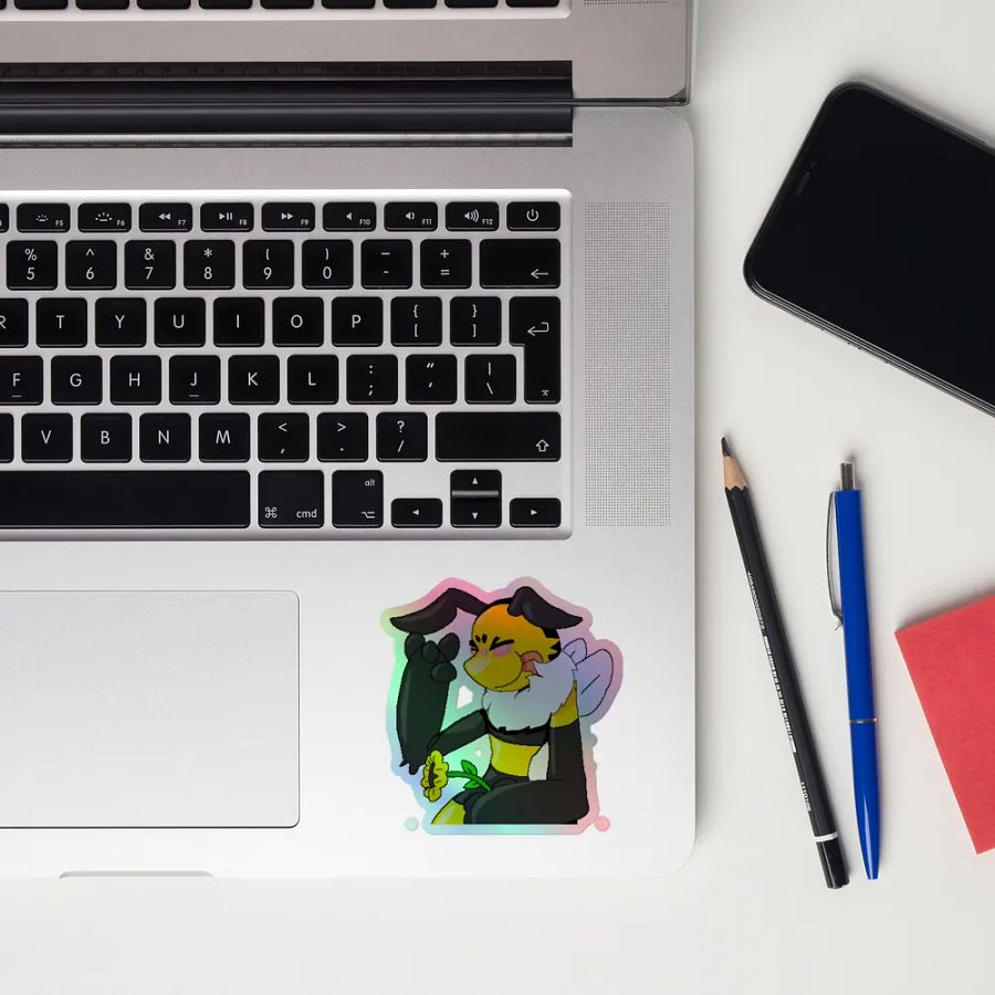 Brilliant Bee Holographic Sticker product image (10)