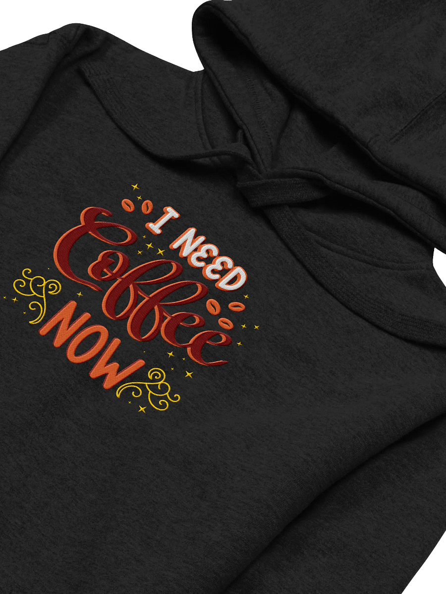 Starry Coffee Craving Embroidered Unisex Premium Hoodie product image (3)