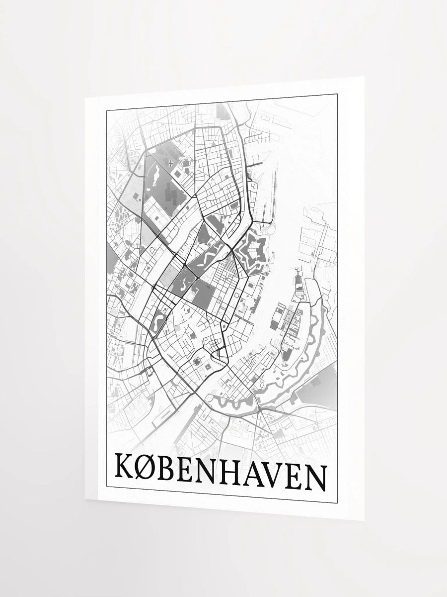 København, Danmark, city map print product image (9)