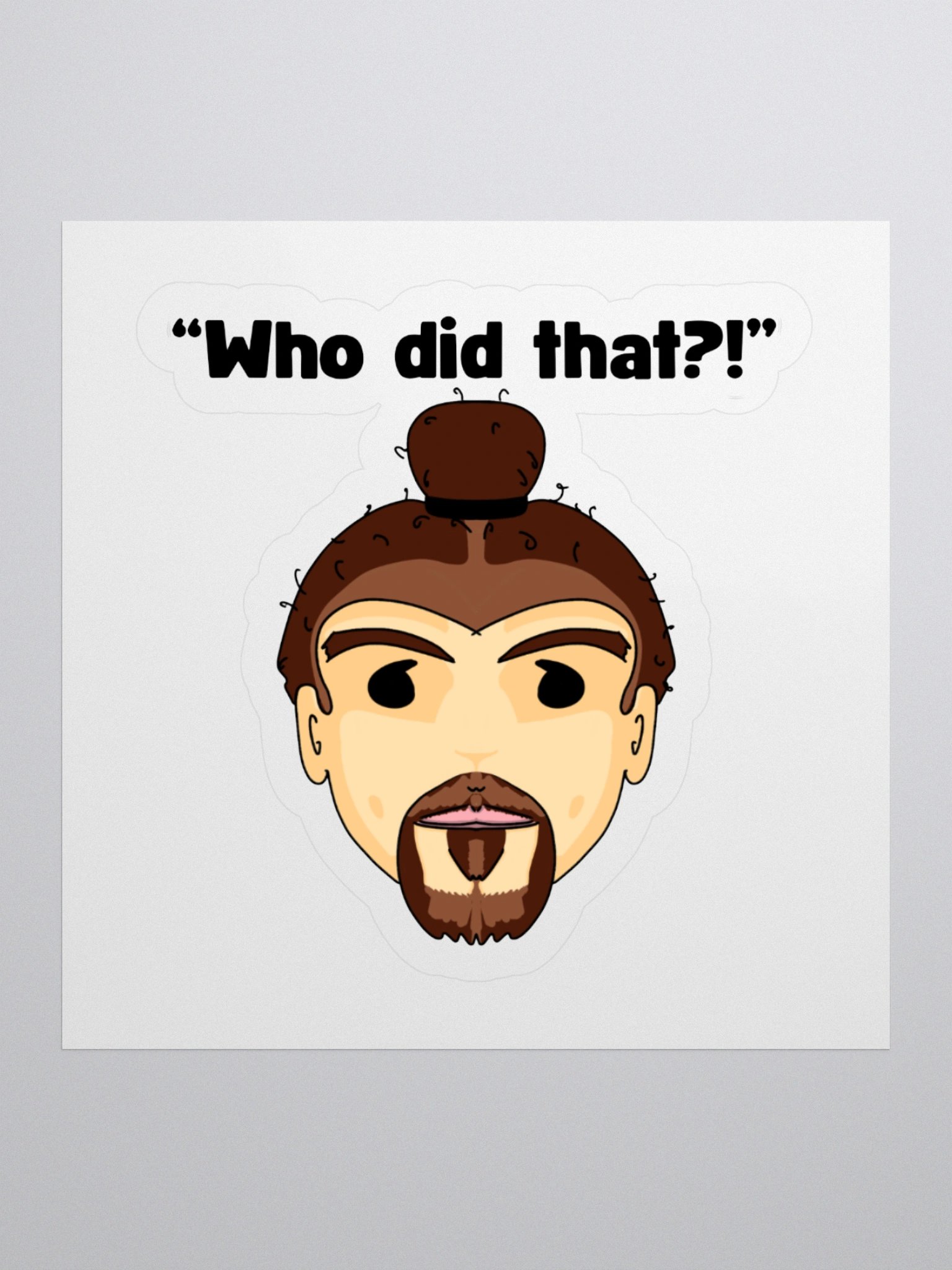 Who did that? WookRook Chibi Sticker product image (1)