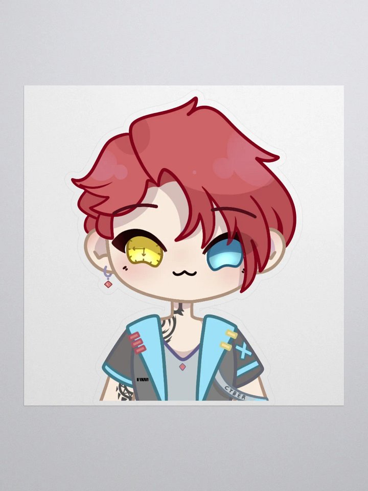 Atlas Chibi Die-Cut sticker product image (1)