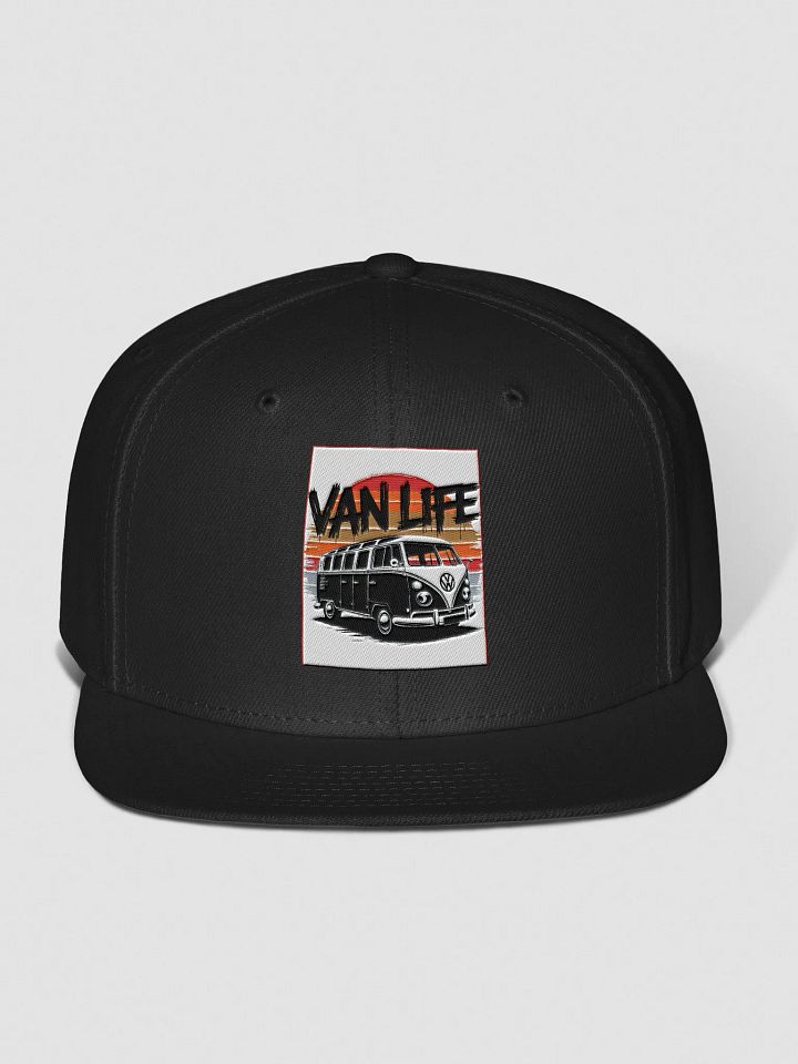 Black "Van Life" Snapback Cap product image (1)