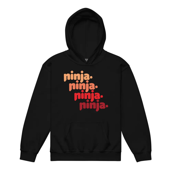 Orange Quad Ninja Kids Hoodie product image (1)