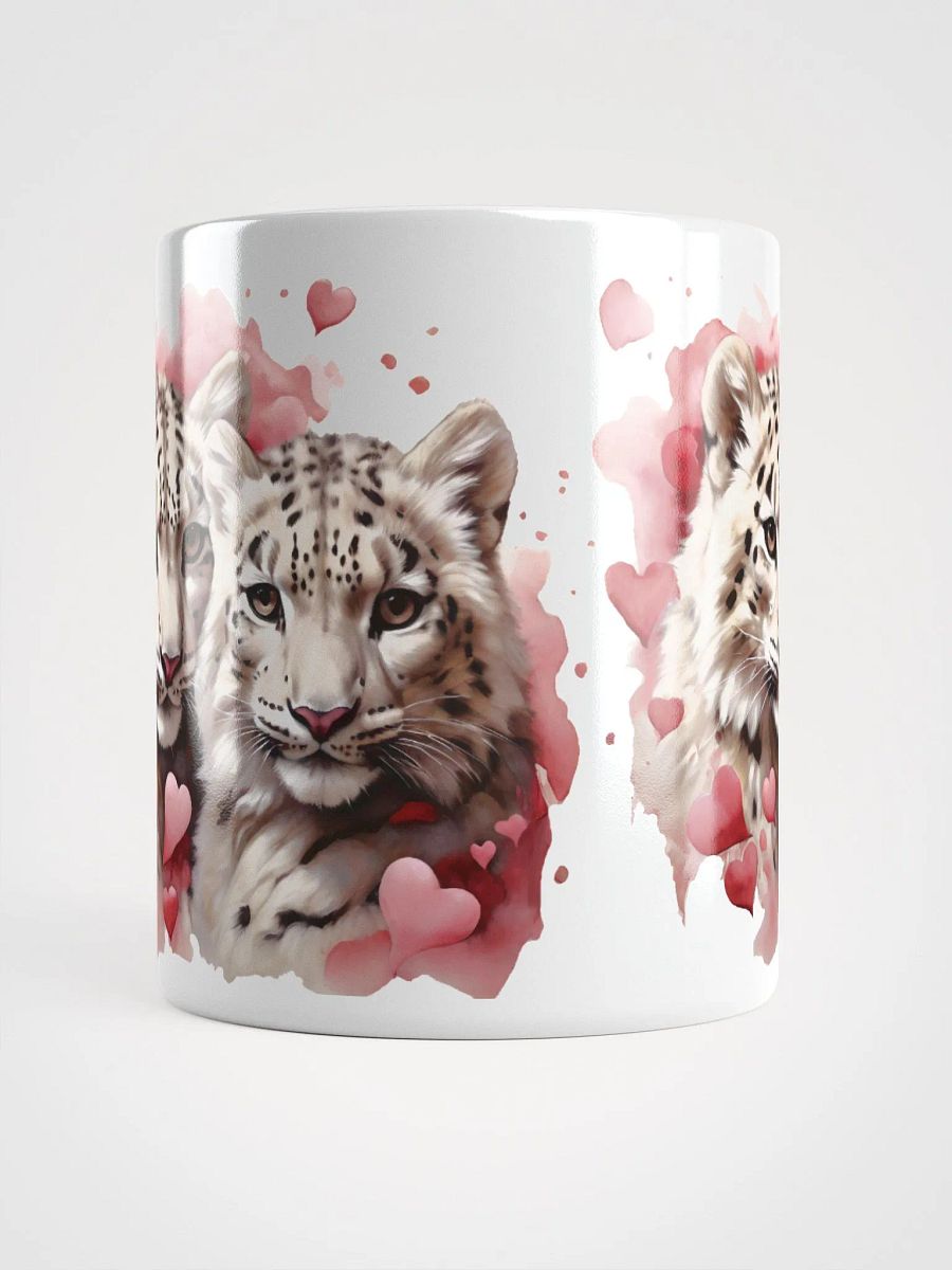 Snuggle Safari Coffee Mugs: Sip in Style with our Adorable Snow Leopards! 🐾💖 product image (10)