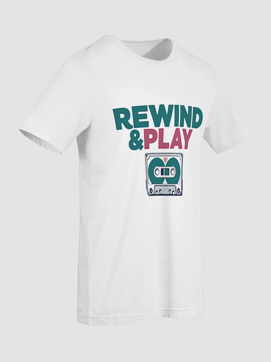 Rewind & Play Cassette Tape T-Shirt product image (10)