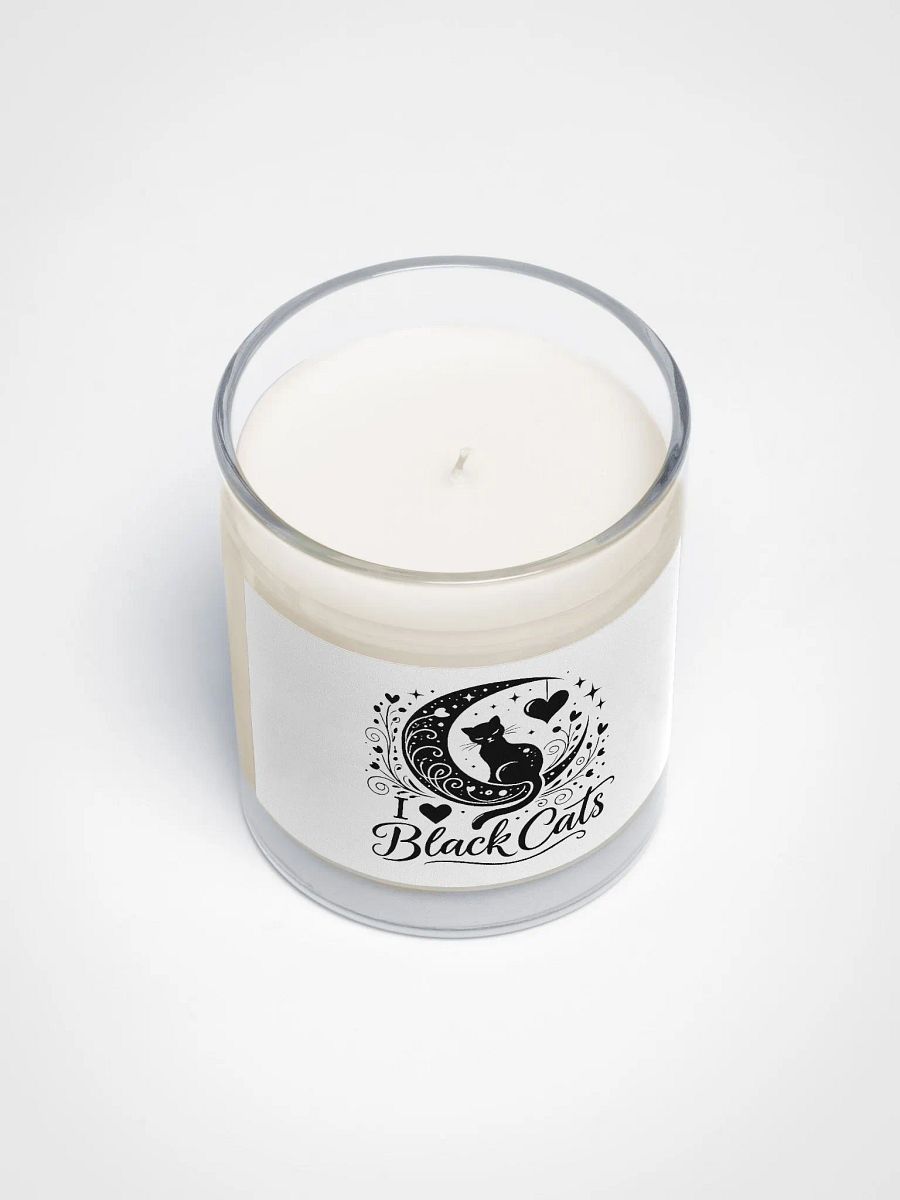 I Love Black Cats Candle product image (3)