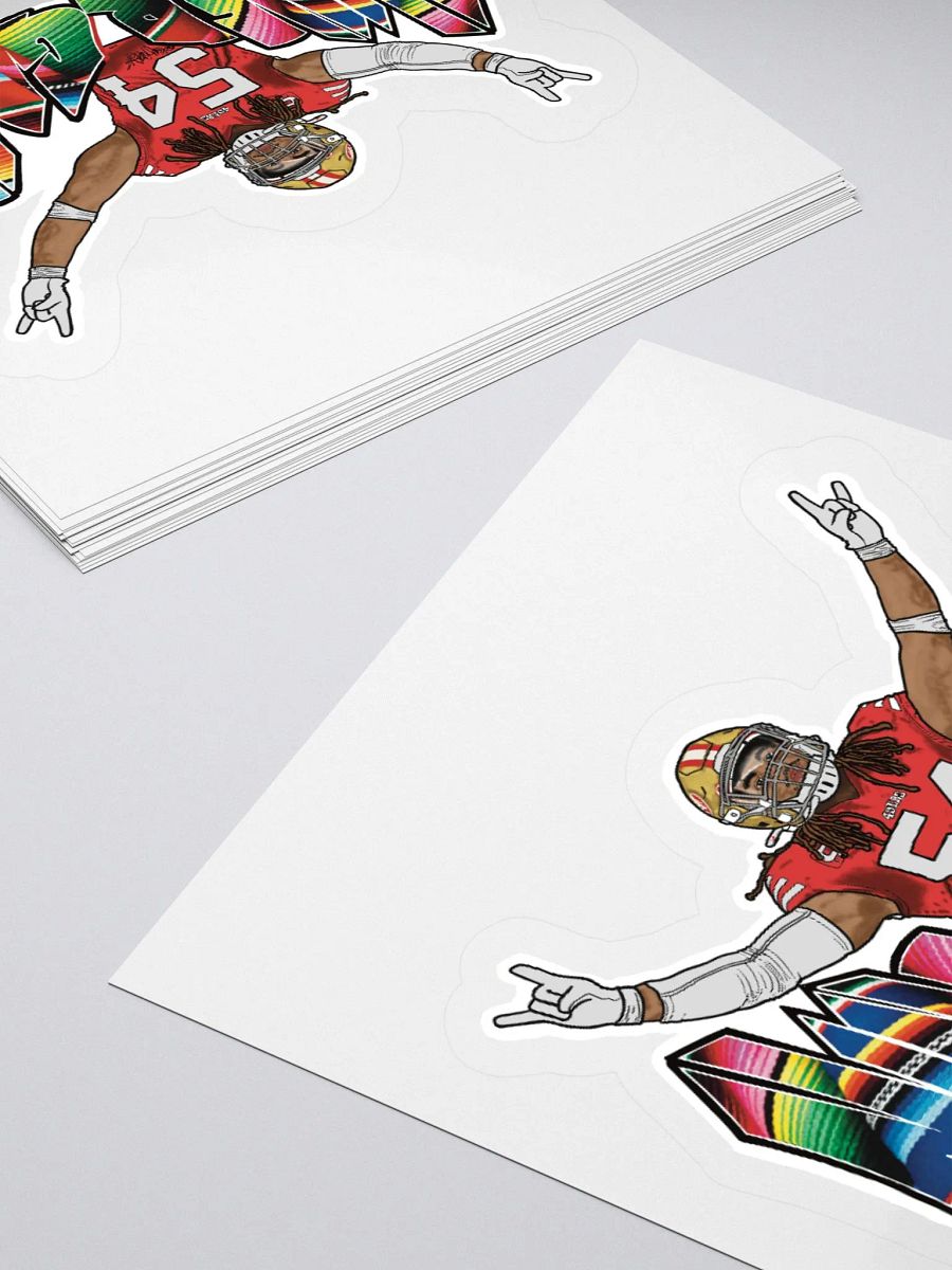 Niner Gang Fred Warner Sticker product image (4)