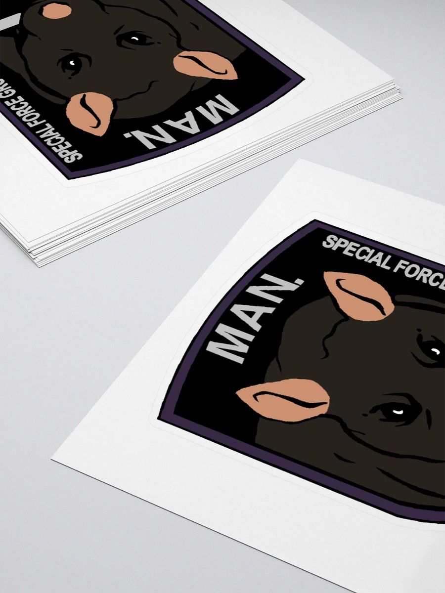 Smoking Rat Emblem Sticker product image (4)