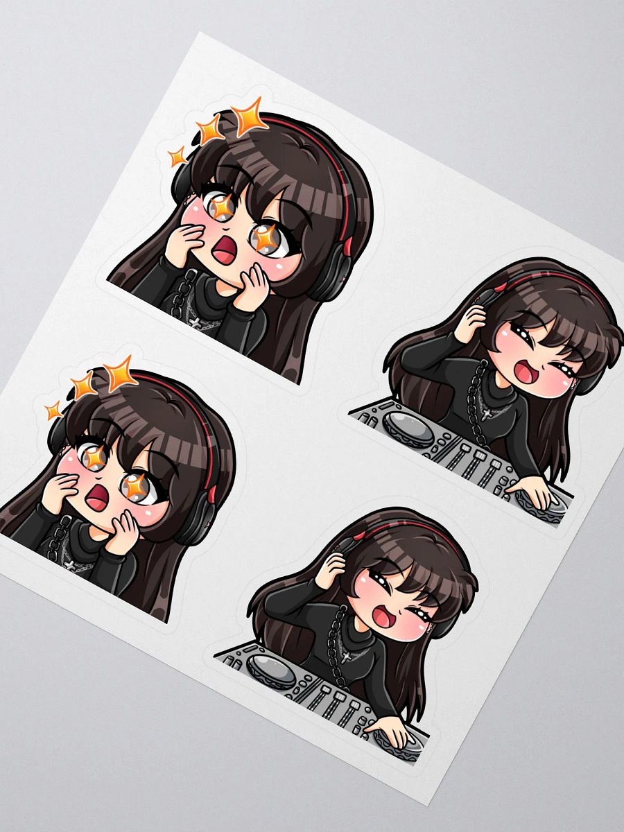 Henny DJ/Woah Emote 5.5x5.5 Sticker Sheet product image (2)