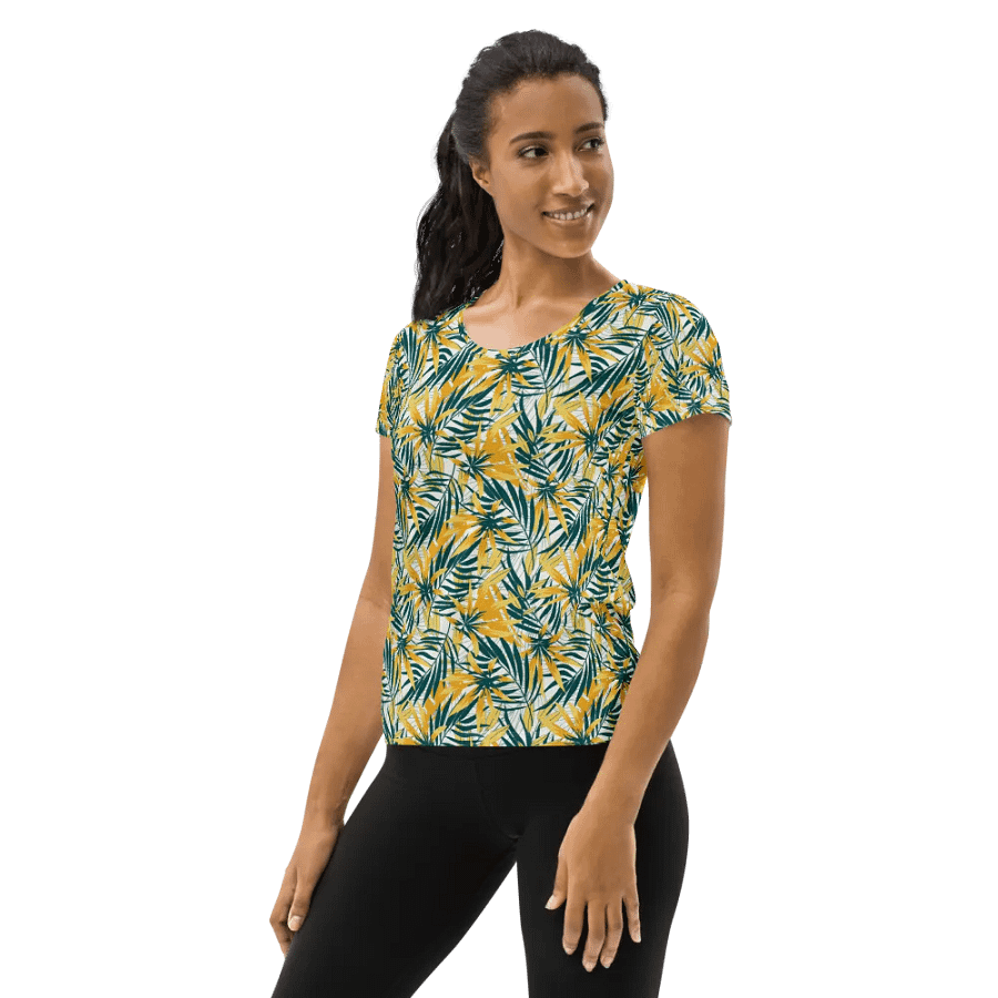 Tropical Summer | Women's Athletic T-Shirt product image (4)