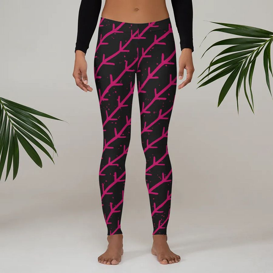 Leggings – Boho Tribal Hand Drawn for a Unique & Artistic Flair product image (3)