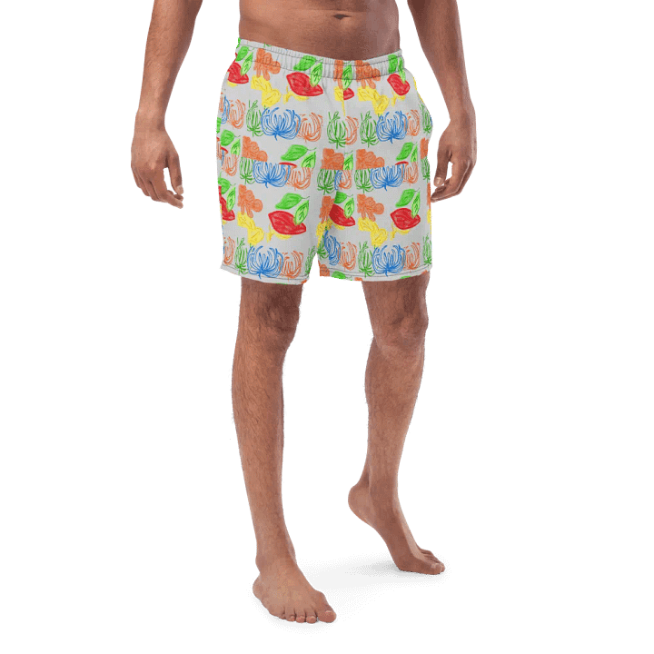 Soft and silky classic men's swim trunks product image (2)