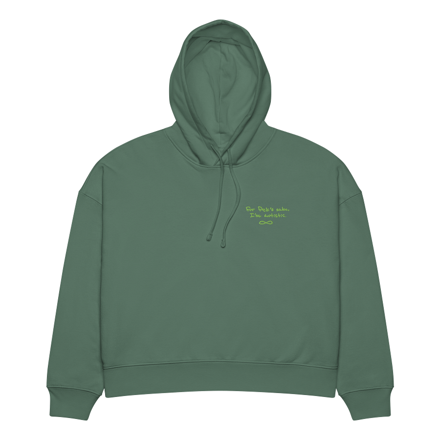 FFS duotone green women's retro hoodie product image (3)