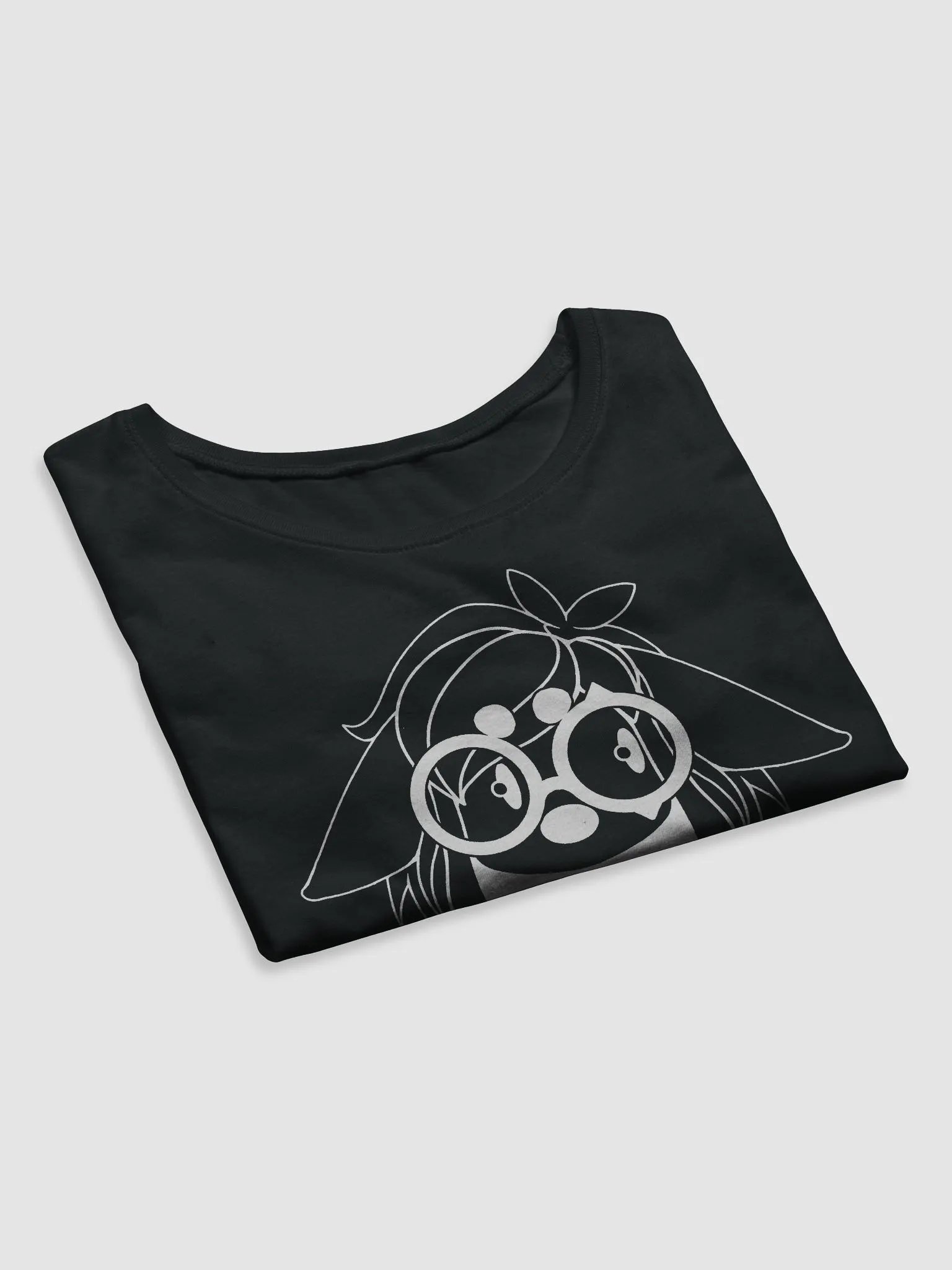 Black Rabbit Face Crop Top product image (7)
