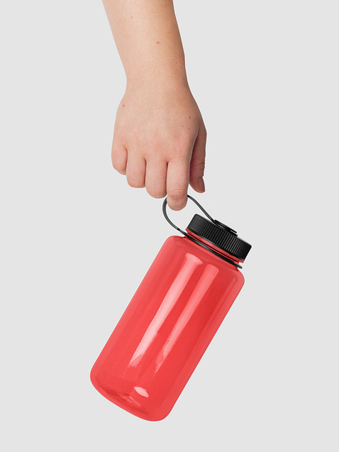 Photo showing Wide Mouth Plastic Water Bottle