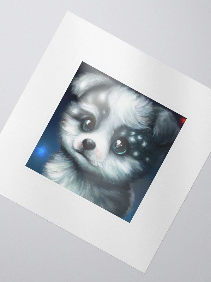 Cute Galactic Puppy Delta Sticker product image (2)