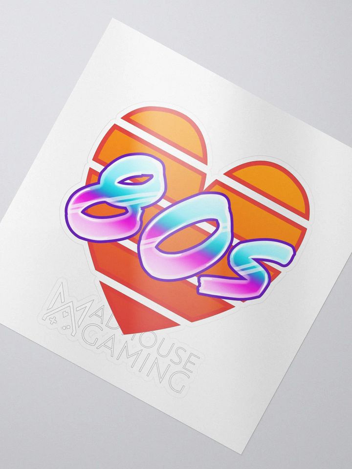 I Love the 80's Sticker product image (2)