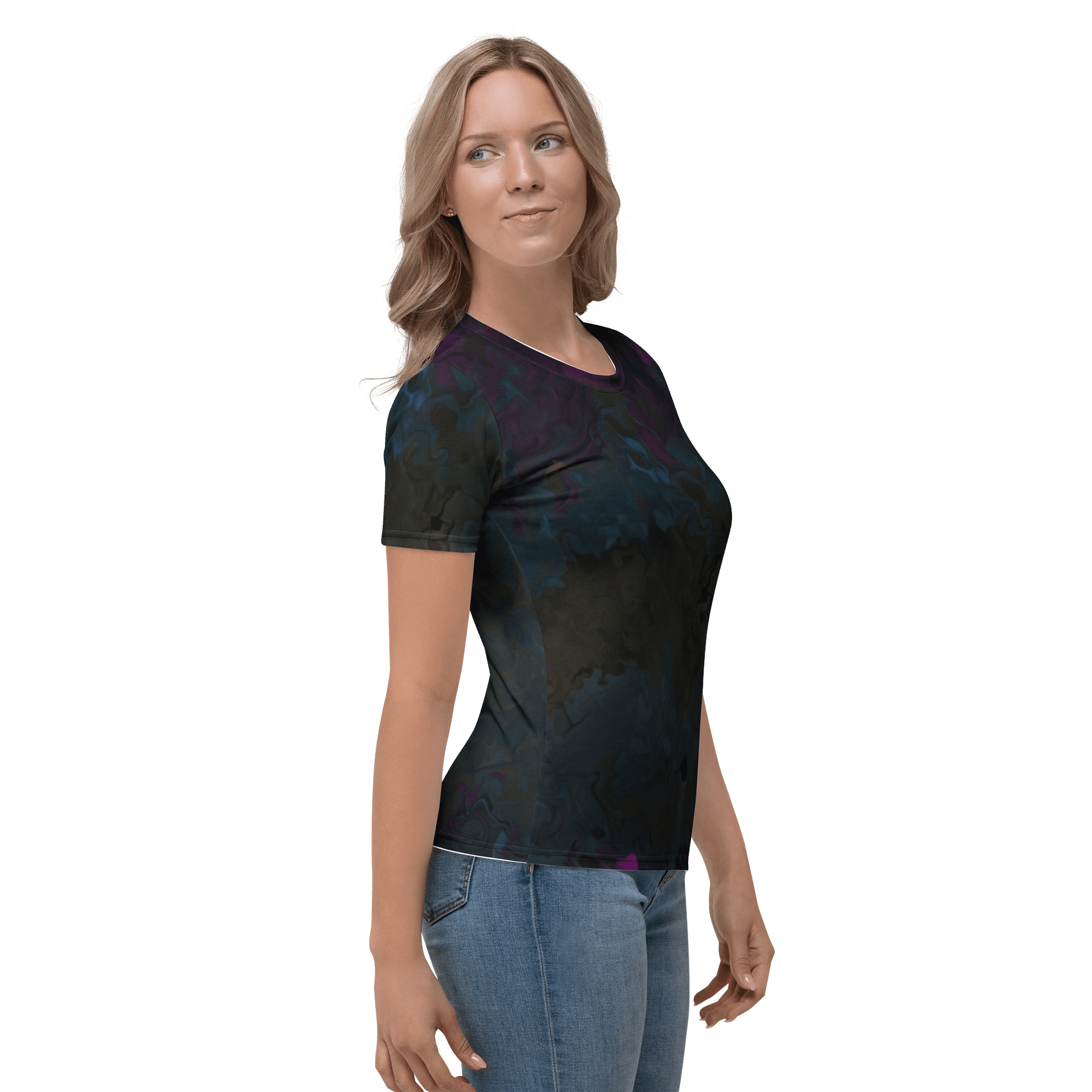 Funsized Lady Dark Tie-Dye T-Shirt product image (4)