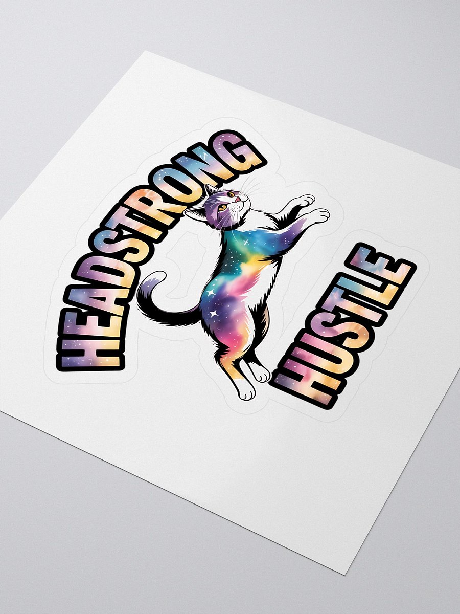 Cosmic Cat Hustle Kiss Cut Stickers product image (3)