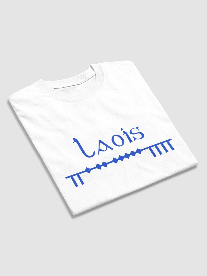 Laois Scholastic style Ogham white Printed T-shirt product image (2)