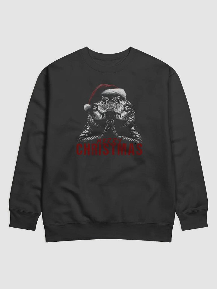 Santa Crocodile Christmas Sweatshirt product image (1)