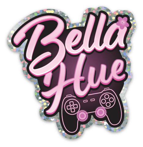 'Bella Hue' Gamer Glitter Sticker product image (1)