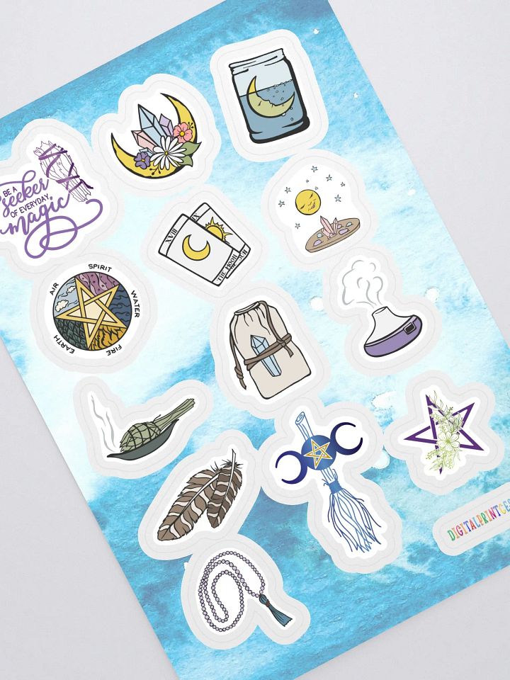 Seeker of Magick Sticker Sheet product image (1)