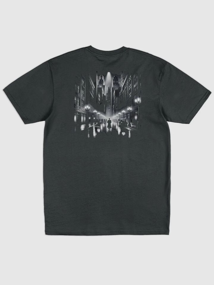 Chicago Nocturne: Vintage Film Noir Scene (Mens Tee) product image (1)