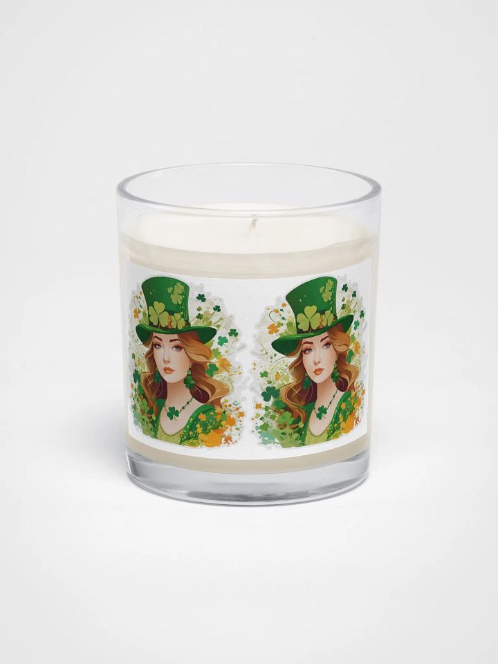 Whimsical Boho St Patrick’s Day Soy Candle product image (1)