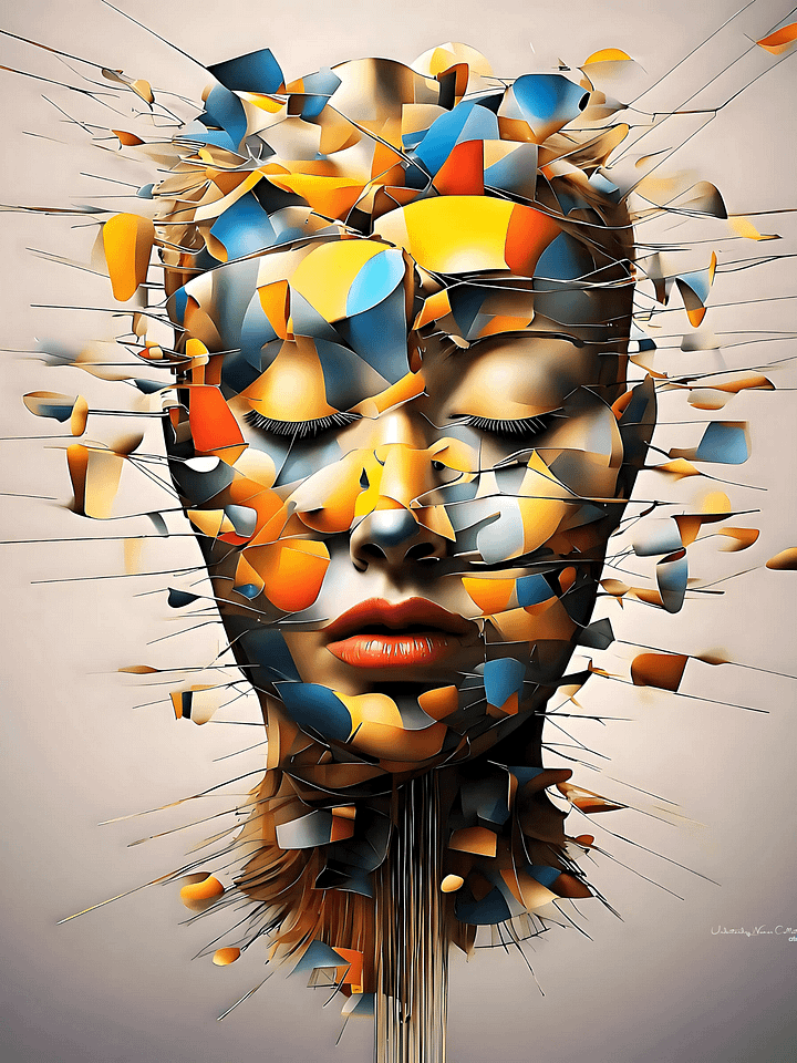 Understanding Women | Abstract Approach | Canvas Artistic Painting product image (1)