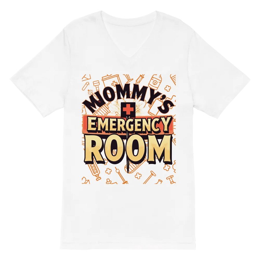 Mommy's Emergency Room V-Neck Tee product image (2)