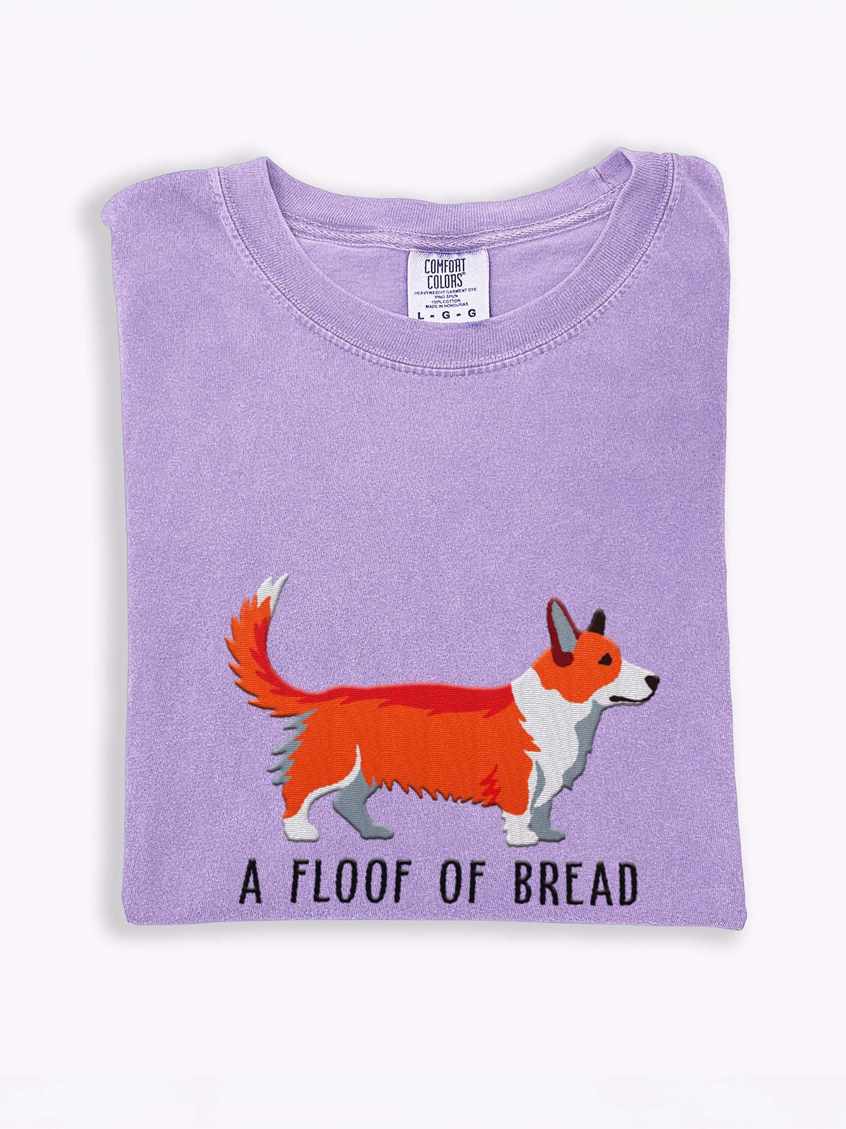 A Floof of Bread T-Shirt(Embroidered) of a Cardigan Welsh Corgi(Red) product image (1)