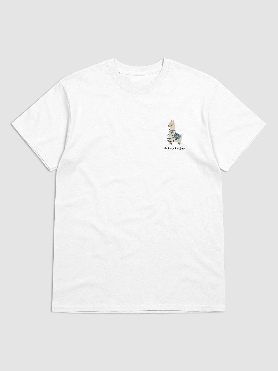 Christmas Women's T-Shirt | fa la la la llama | small print product image (1)