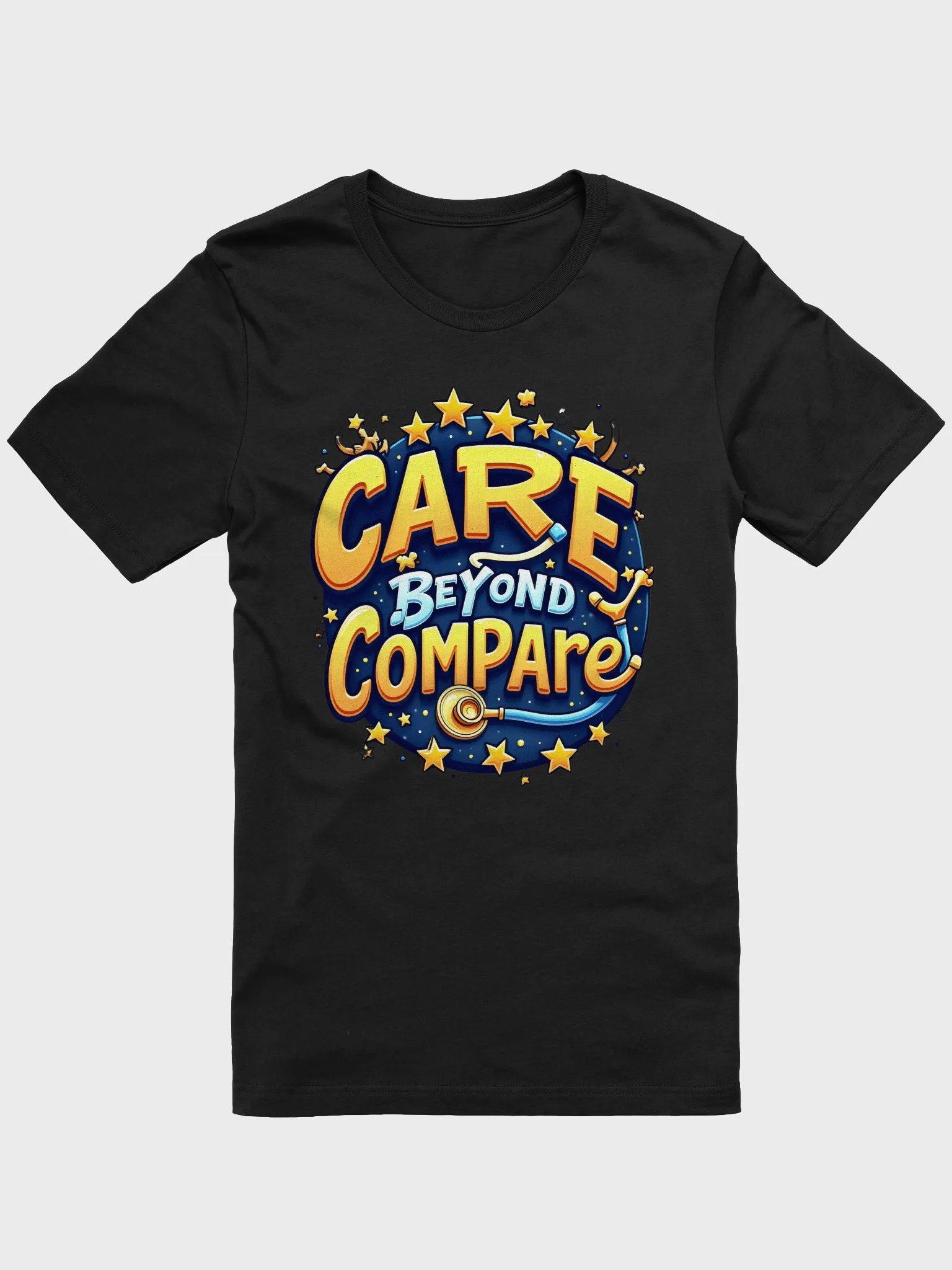 Stellar Care Stethoscope T-Shirt product image (1)