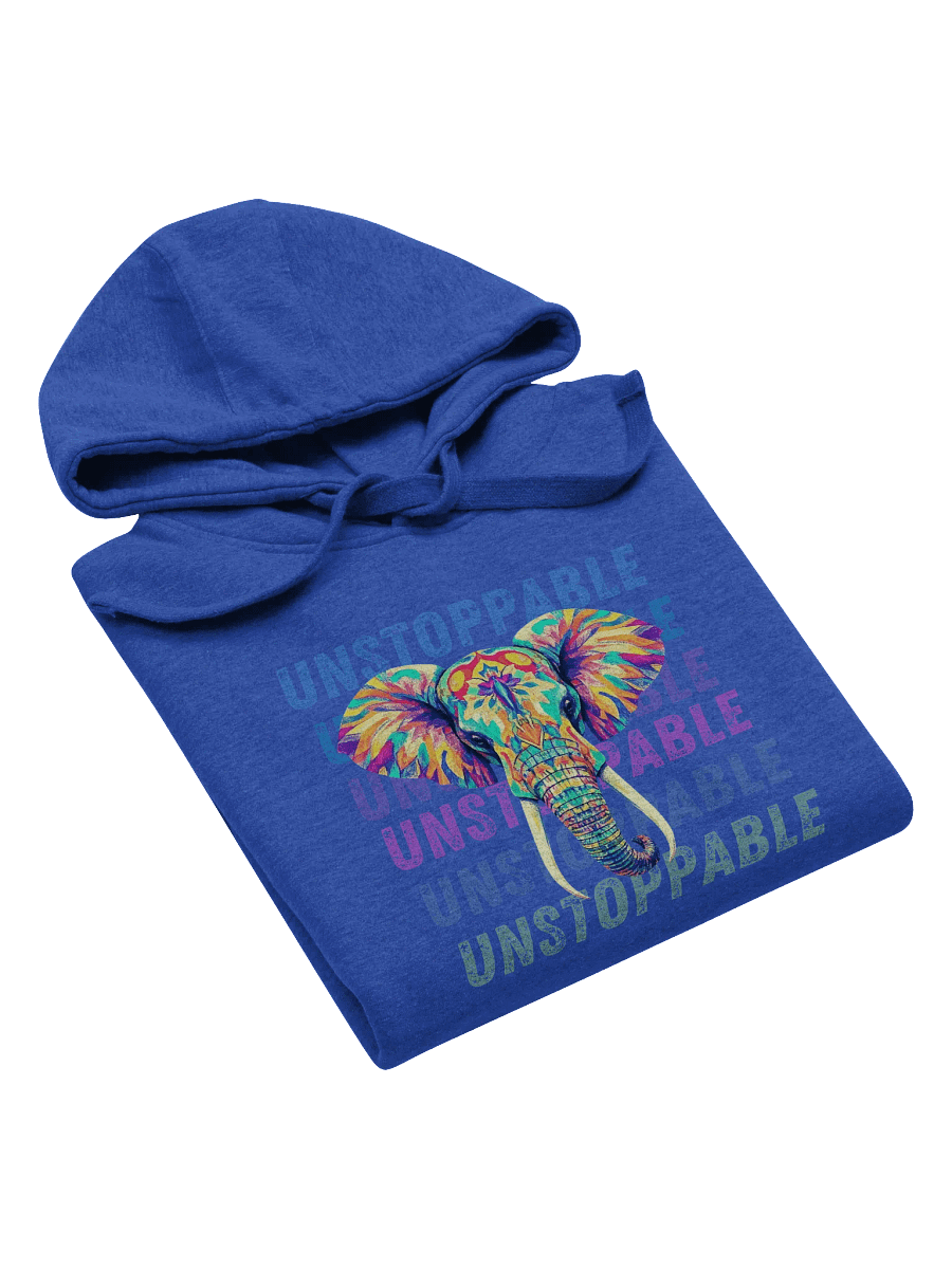 Unstoppable Front Elephant Graphic Hoodie product image (5)