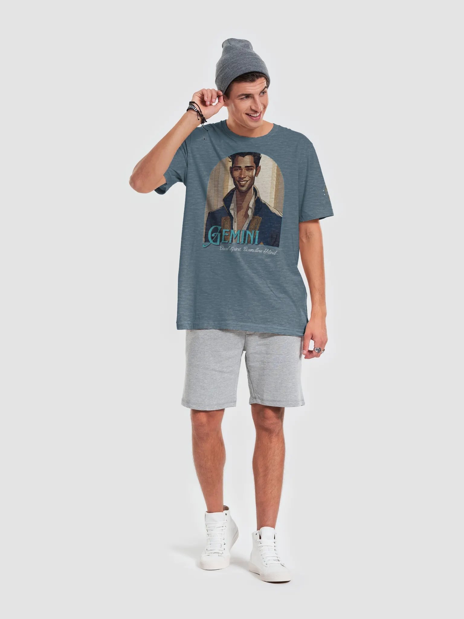 Celestial Gemini Man T-Shirt product image (5)