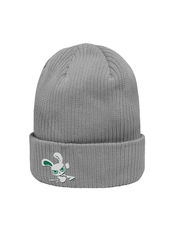 Rebel Bunny white green snug beanie product image (20)