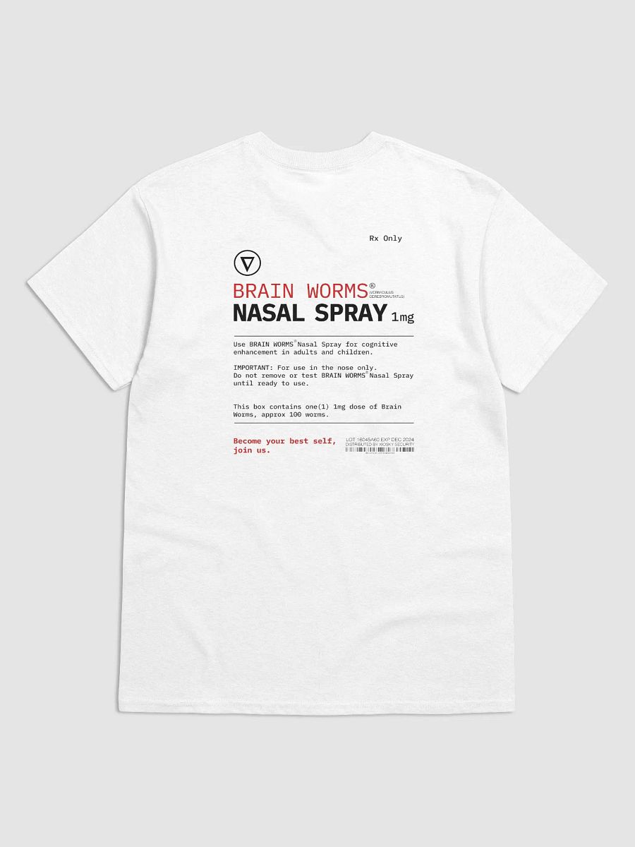 Brain Worms Nasal Spray Shirt product image (1)