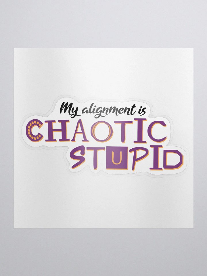 Chaotic Stupid product image (1)