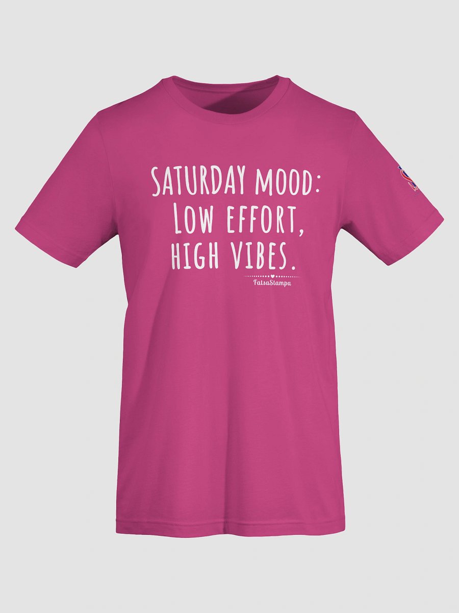 Saturday Low Effort Ideas Pixelated T-Shirt product image (8)