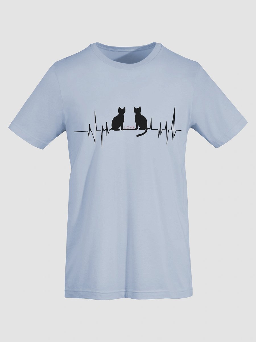Purrfect Love - Cats ECG Silhouette T-Shirt product image (33)