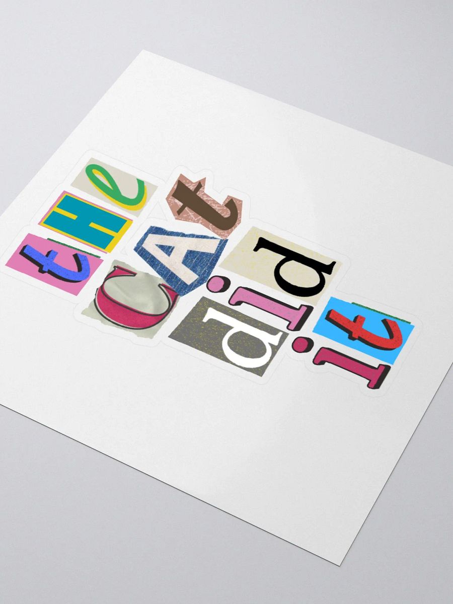 Whimsical Whiskered Mischief Stickers product image (3)