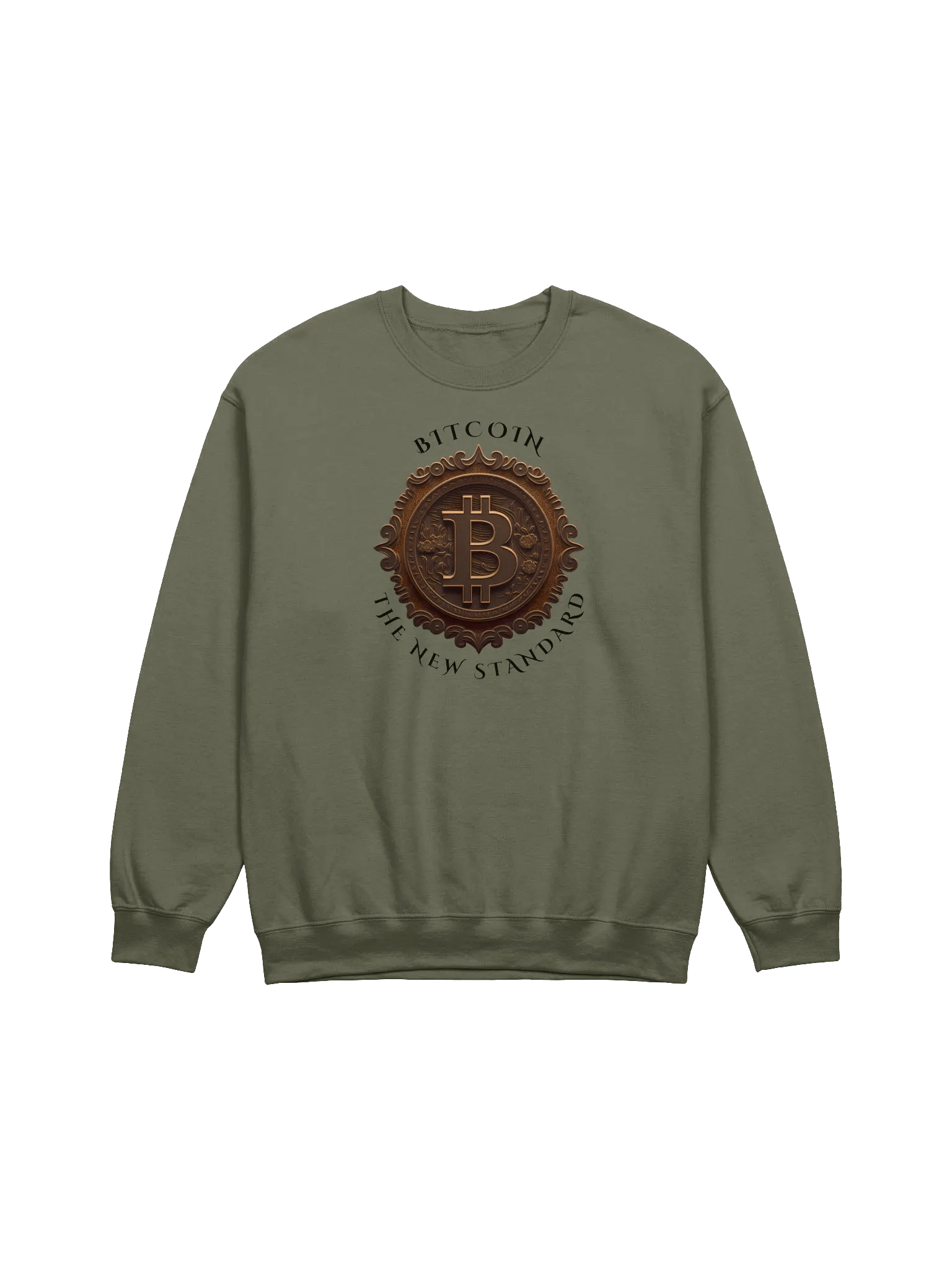Bitcoin Ornamental Coin Sweatshirt product image (25)