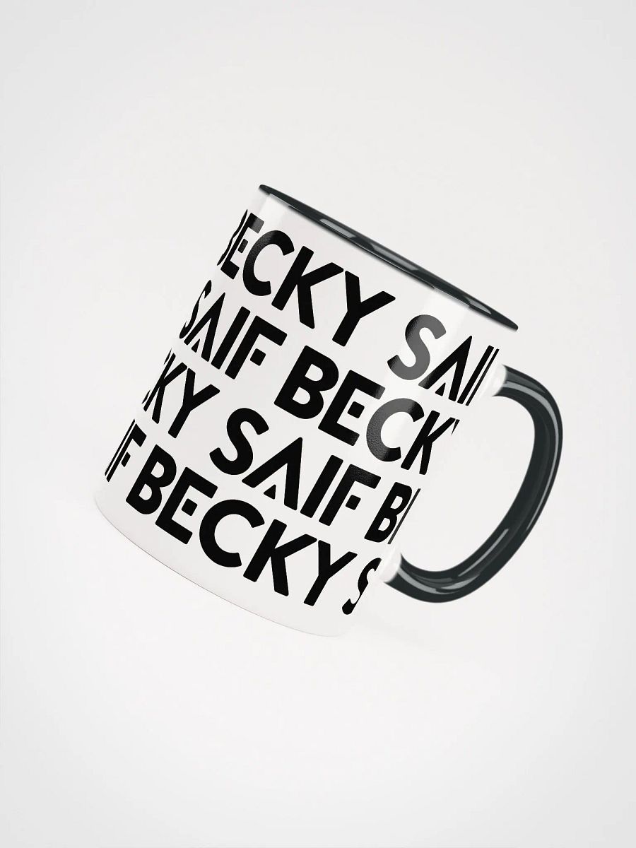 Becky Saif Mug Black / Red product image (5)